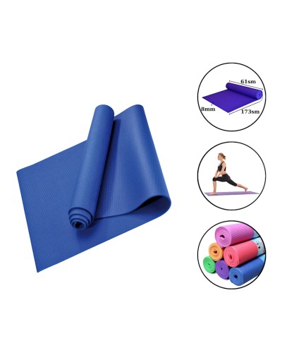 Yoqa üçün mat Yoga mat 1065/1, göy