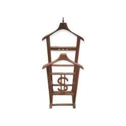 Вешалка для одежды, двойная, дерево, 130x40 см Вешалка для одежды, двойная, дерево, 130x40 см