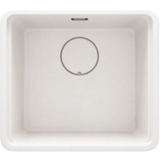 Mətbəx çanağı Deante Momi ZKMA10A, qranit, ağ, 45x50 sm