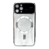 Чехол Auto Focus Magsafe для Apple iPhone 12 Pro Transparent Silver