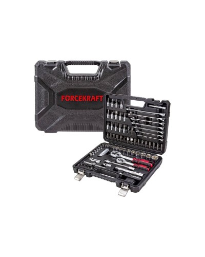 Alətlər dəsti Forcekraft FK-4821-5DS-м, 82 hissə, 1/4