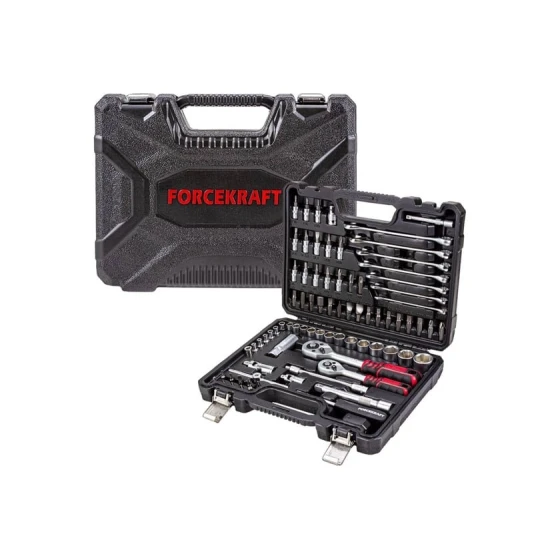 Набор инструментов Forcekraft FK-4821-5DS-м, 82 предмета, 1/4 Набор инструментов Forcekraft FK-4821-5DS-м, 82 предмета, 1/4