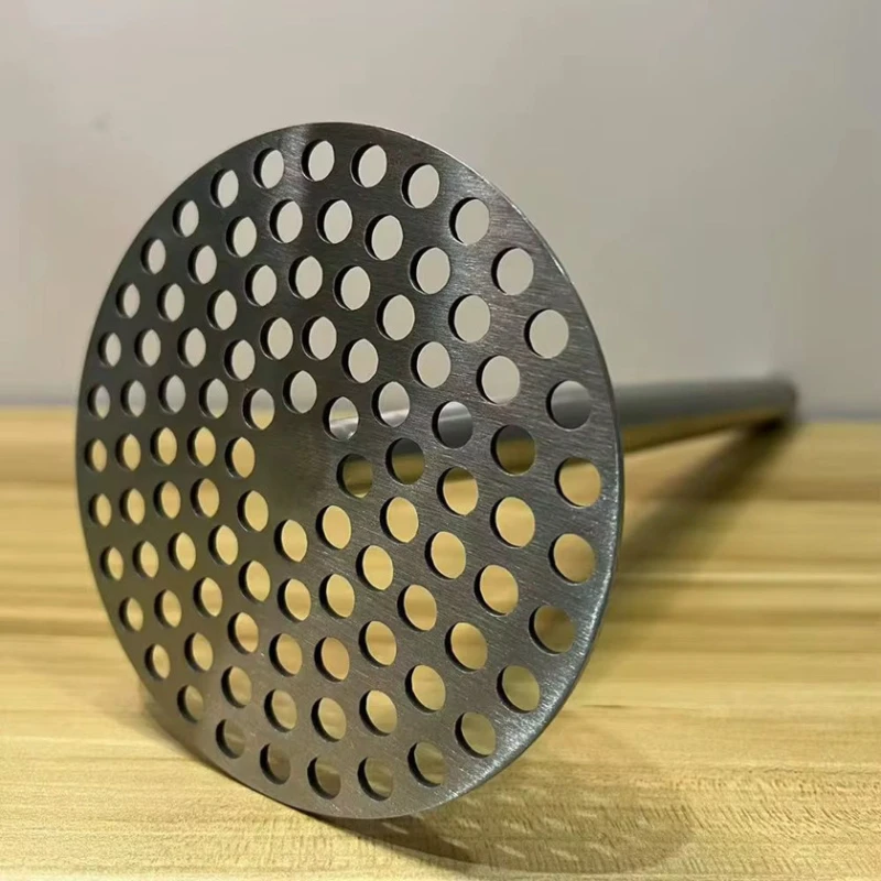 Картофелемялка 6921-917, нержавеющая сталь, серебристая, 46 см