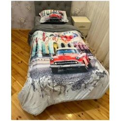 Uşaqlar üçün yataq dəsti Sahara SHA-00002876, yorğan üzü 160х220 sm, mələfə 180х220 sm, yastıq üzü 50x70 sm, birnəfərlik, velür, rəngbərəng Uşaqlar üçün yataq dəsti Sahara SHA-00002876, yorğan üzü 160х220 sm, mələfə 180х220 sm, yastıq üzü 50x70 sm, birnəfərlik, velür, rəngbərəng