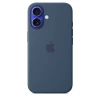 Чехол Apple Silicone Case with MagSafe для iPhone 16 Denim (Официальная гарантия)