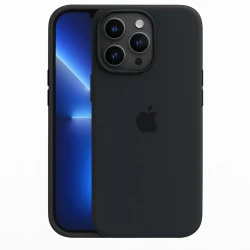 Telefon üçün çexol Apple 16 Pro Silicone black