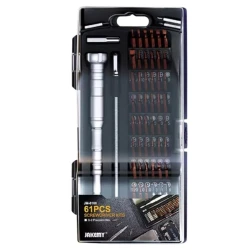 Набор бит с отверткой Jakemy JM-8166 61 в 1-ом, черный