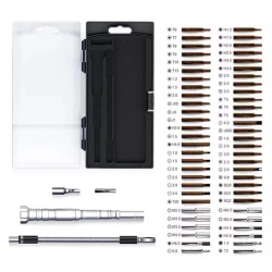 Набор бит с отверткой Jakemy JM-8166 61 в 1-ом, черный