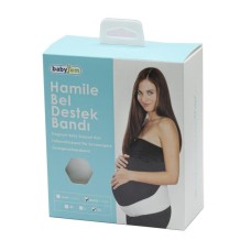 Bandaj kəməri hamilələr üçün BabyJem XL, ağ