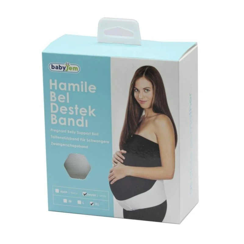 Бандаж пояс для беременных Babyjem XL, белый