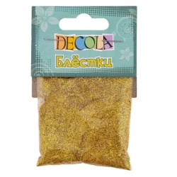 Блестки декоративные Невская палитра, 0.3 мм, 20 г, золотистый