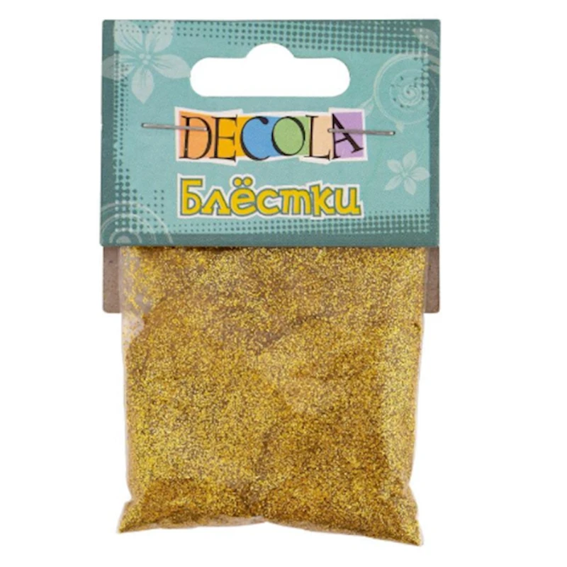 Блестки декоративные Невская палитра, 0.3 мм, 20 г, золотистый Блестки декоративные Невская палитра, 0.3 мм, 20 г, золотистый