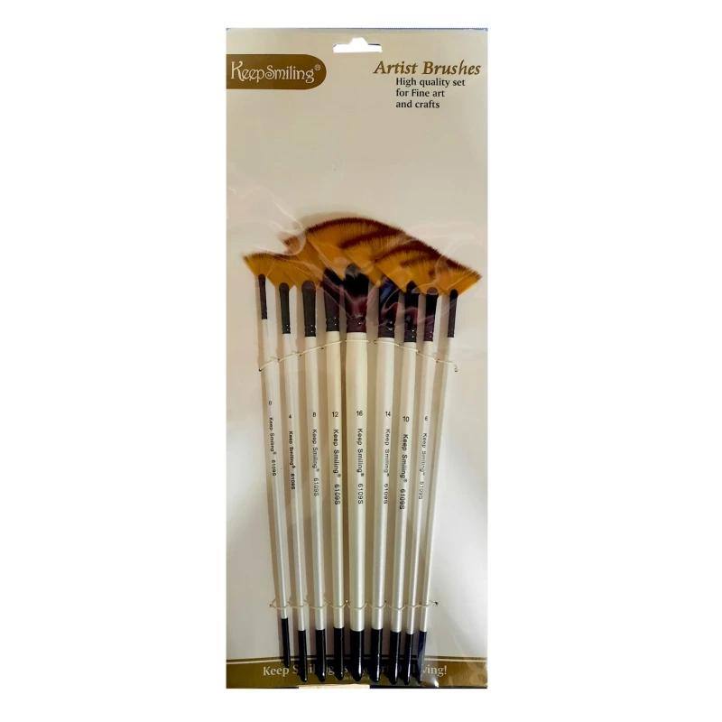Набор кистей Keep Smiling 6109S, 9 шт Набор кистей Keep Smiling 6109S, 9 шт