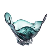 Dekorativ qab Eichholtz Ace, 42x27x25 sm, şüşə, yaşıl