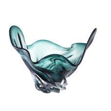 Dekorativ qab Eichholtz Ace, 42x27x25 sm, şüşə, yaşıl
