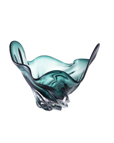 Dekorativ qab Eichholtz Ace, 42x27x25 sm, şüşə, yaşıl