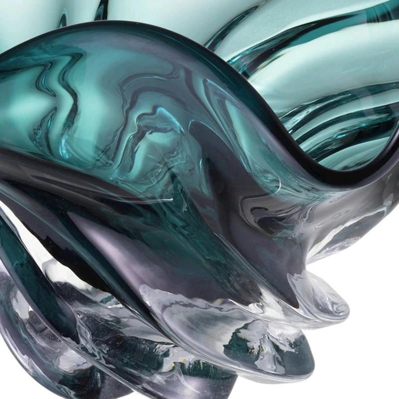 Декоративная чаша Eichholtz Ace, 42x27x25 см, стекло, зеленый