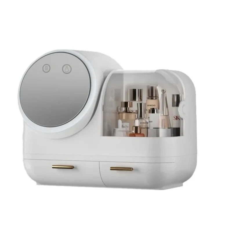 Органайзер с вентилятором для хранения косметики и аксессуаров, пластик