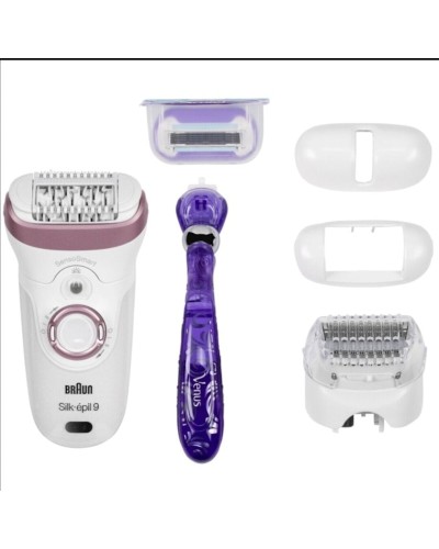 Epilyasiya dəsti Braun Silk-epil 9 & Razor Gilette Venus Swirl