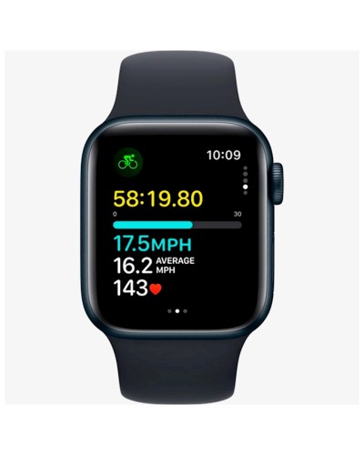 Ağıllı saat Apple Watch SE 2 44 mm Midnight sport band, (MRE93QI/A)