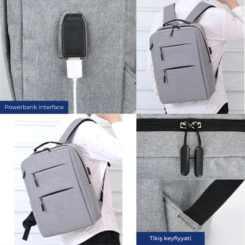 Bel çantası noutbuk üçün ss297 Grey