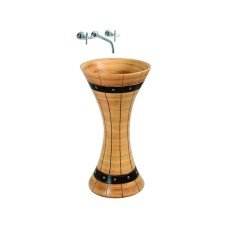 Çanaq Asiano Tulpan Quenny 002 OKH-6374, keramika, qəhvəyi, 83x45 sm