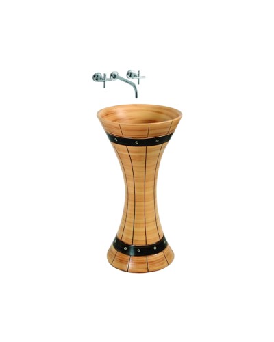 Çanaq Asiano Tulpan Quenny 002 OKH-6374, keramika, qəhvəyi, 83x45 sm