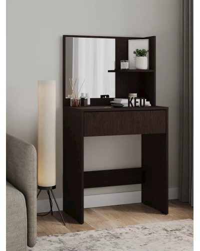 Kosmetika masası 130x40x65 sm, LDSP, venge