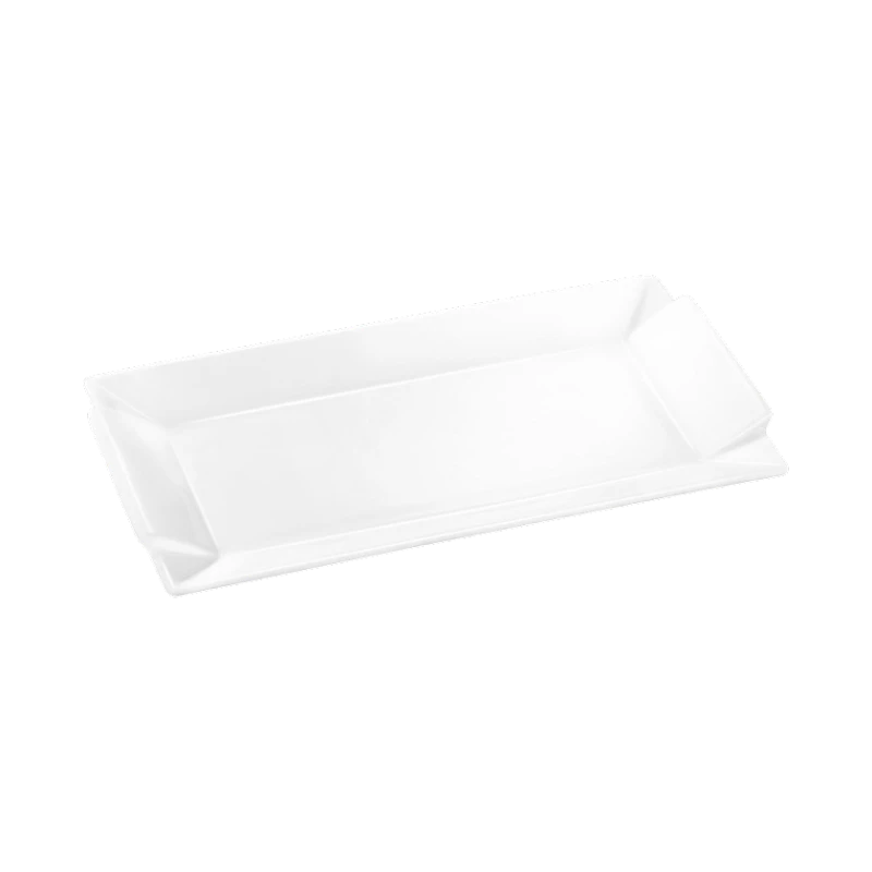 Qab Wilmax WL-992645, düzbucaq, farfor, ağ