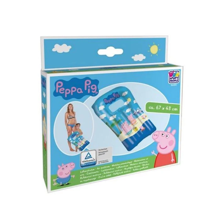Надувной матрас для детей Happy People Peppa Pig 67x43 см, Разноцветный