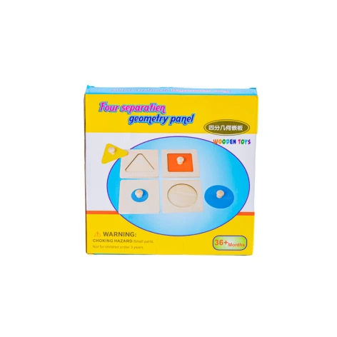 Развивающая игра Four Separatien geometry panel 1902-9, 26x26 см, 3+ лет