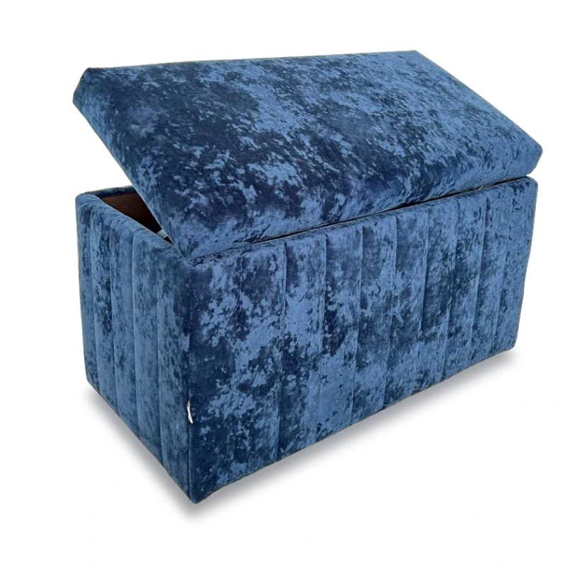 Пуфик 43, ткань, голубой, 40x35x80 см Пуфик 43, ткань, голубой, 40x35x80 см