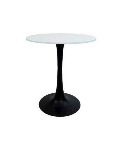 Masa Del Groups 295, MDF/metal, ağ/qara, 70x70x73 sm