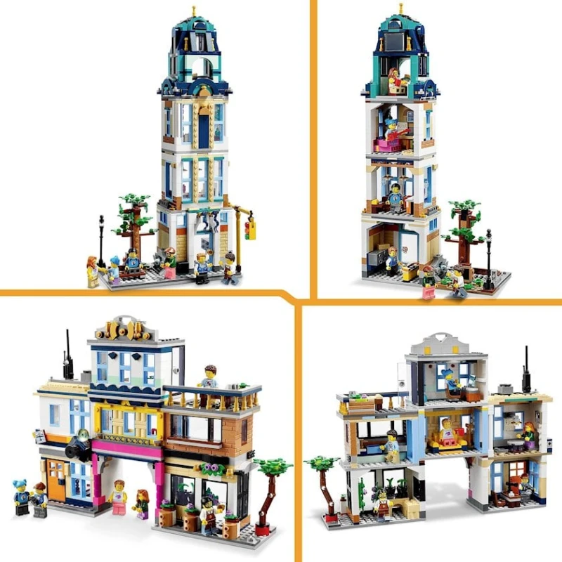 Конструктор LEGO Main Street 31141, 9+ лет, 1459 элементов