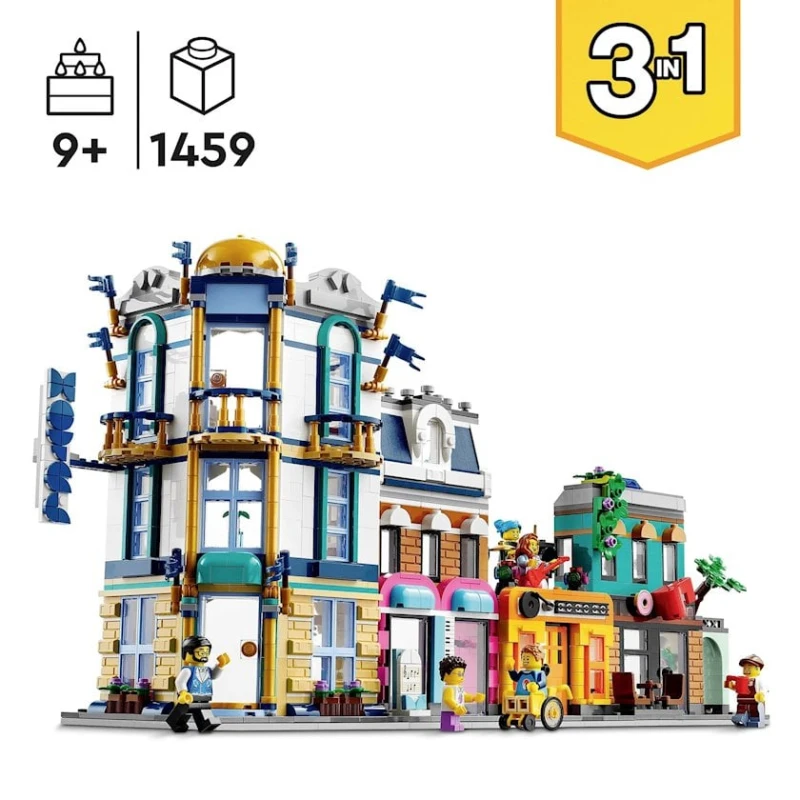 Конструктор LEGO Main Street 31141, 9+ лет, 1459 элементов