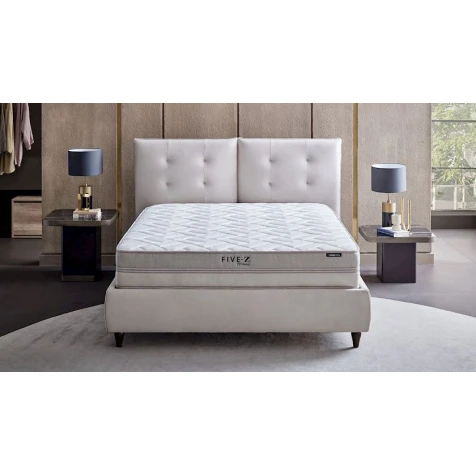 Матрас Yataş Five-Z Fit Sleep, 160x200 см, белый/серый