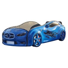 Çarpayı FULL 3D Mercedes E class, 115x195 sm, göy