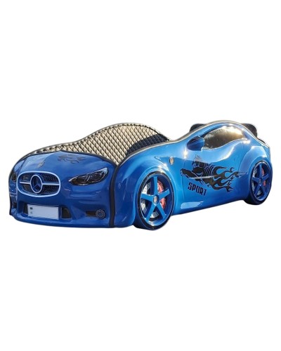 Çarpayı FULL 3D Mercedes E class, 115x195 sm, göy