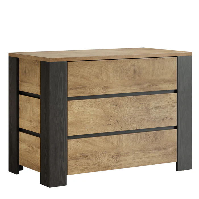 Tumba dəsti ZARR239, laminat, qəhvəyi/qara, 2 əd Tumba dəsti ZARR239, laminat, qəhvəyi/qara, 2 əd