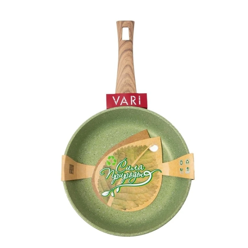 Tava Vari Сила природы SP31126, alüminium, yaşıl, 26 sm Tava Vari Сила природы SP31126, alüminium, yaşıl, 26 sm