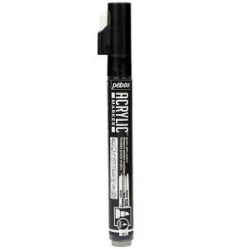 Акриловый маркер Pebeo Chisel Tip 4 мм, Black