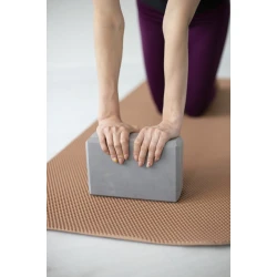 Yoga üçün blok, boz