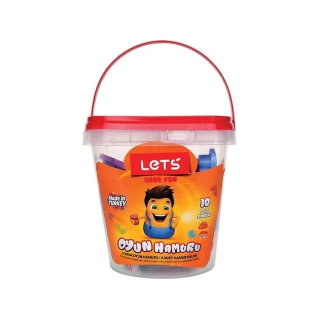 Тесто для лепки Lets L8700, 6 цветов Тесто для лепки Lets L8700, 6 цветов