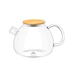 Заварной чайник Wilmax Thermo Glas 888825 1.5 л, стекло, с крышкой, прозрачный