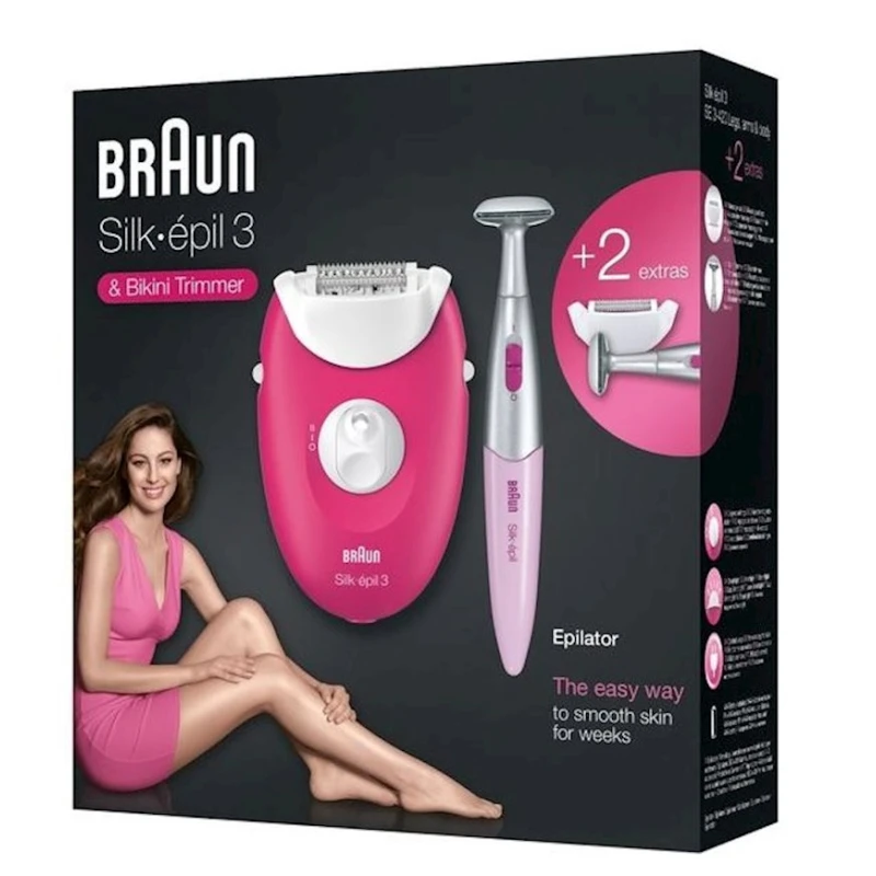 Эпилятор Braun Silk Epil 3 SE 3420 Эпилятор Braun Silk Epil 3 SE 3420