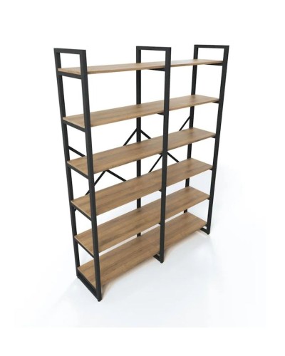 Stellaj 3563_LoftBruno6LongVotan, 150x40x200 sm, LDSP, qəhvəyi