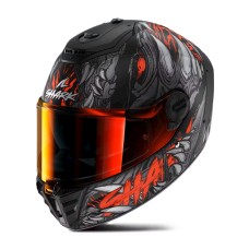 Motosikl dəbilqəsi Shark Spartan RS Shaytan HE8115EKRAL, ölçü L, qara/qırmızı