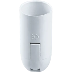 Патрон электрический Navigator NLH-PL-E14, Пластик, Серый