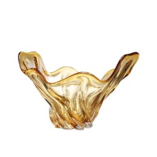 Dekorativ qab Eichholtz Ace, 42x27x25 sm, şüşə, sarı