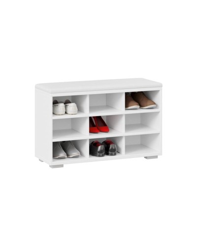 Ayaqqabı üçün altlıq Art Mebel 62, laminat, ağ, 90x100x30 sm